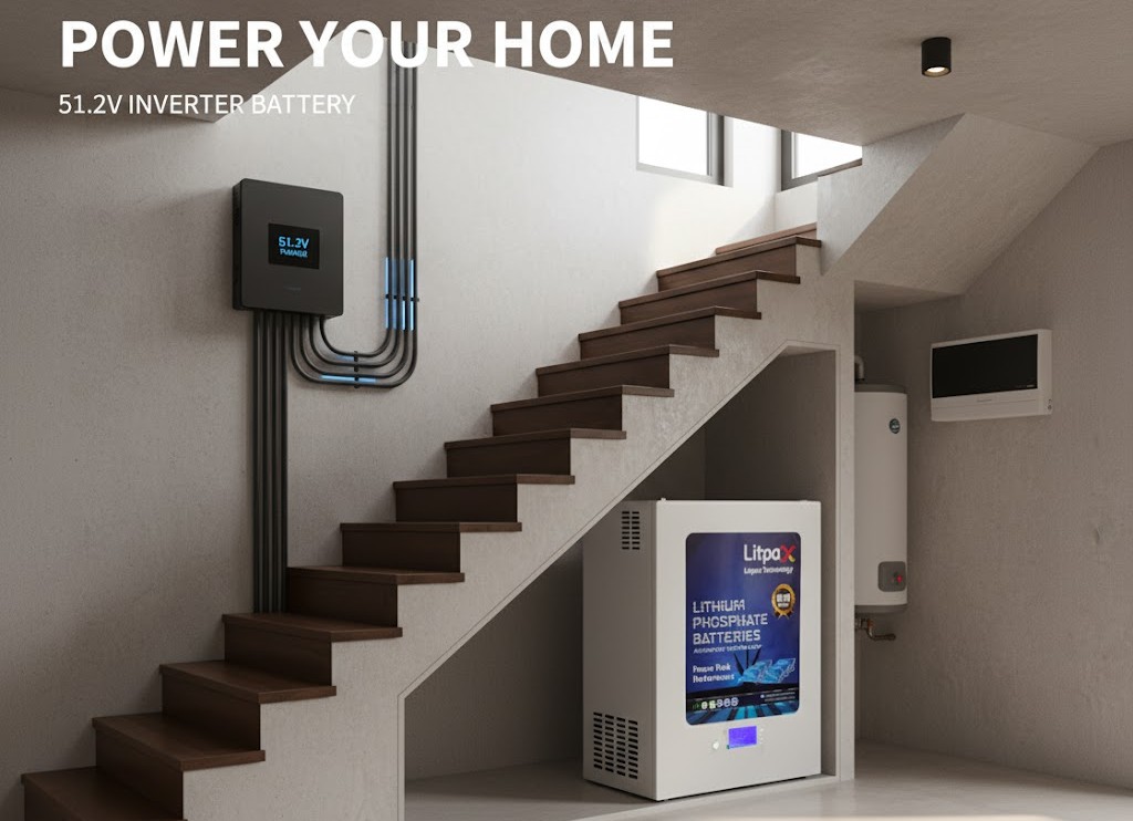 Power Your Home with the 51.2V Inverter Battery