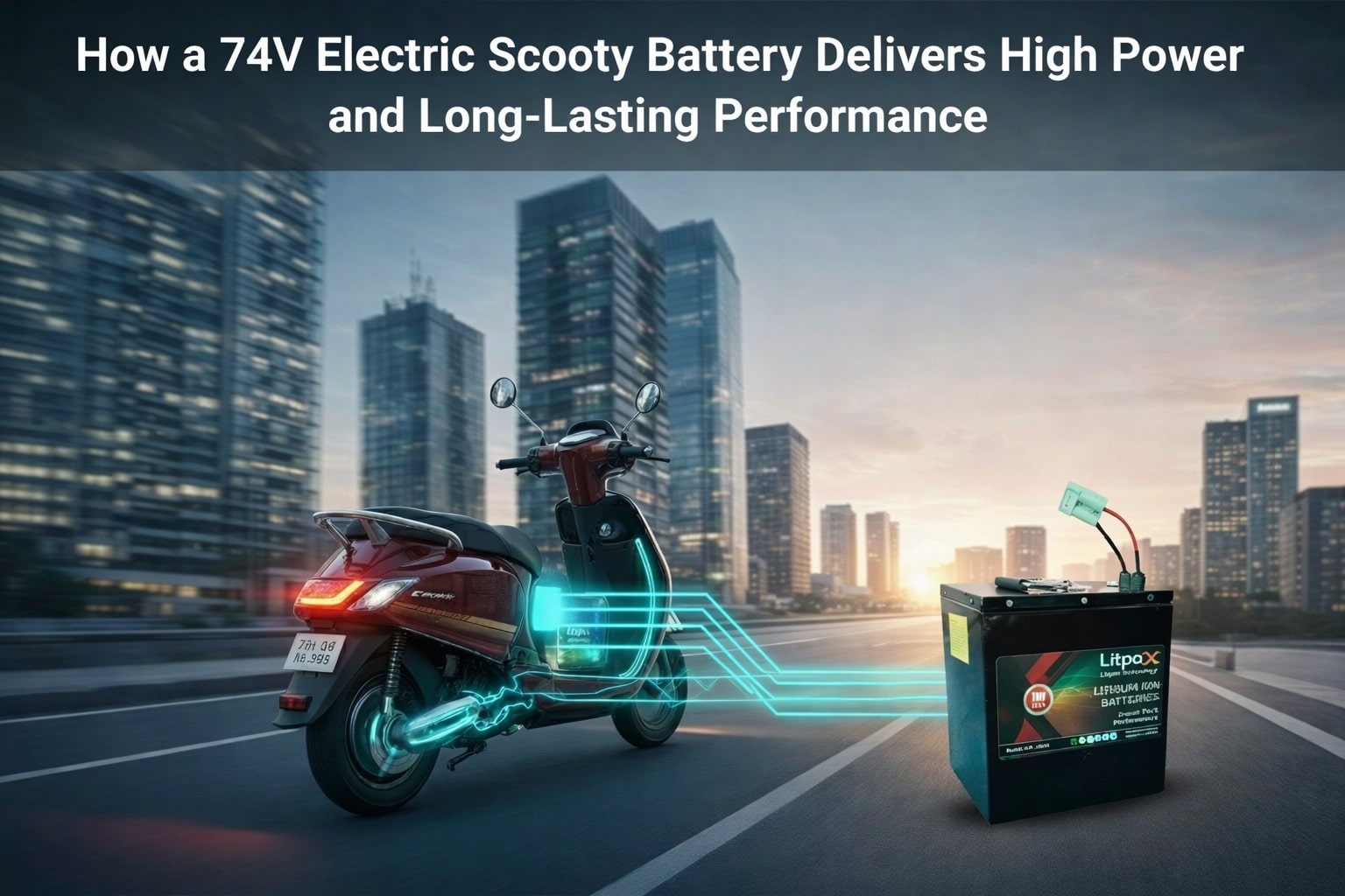 How a 74V Electric Scooty Battery Delivers High Power and Long-Lasting Performance