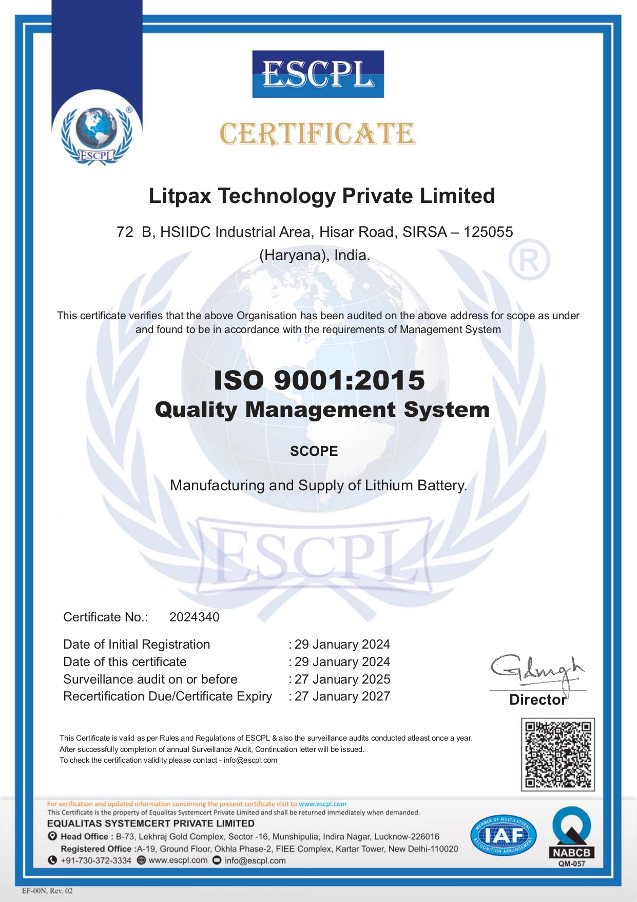 Litpax Technology Certificate